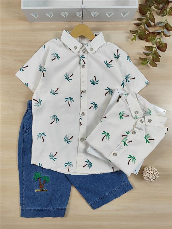 پیراهن شلوارک Palm tree