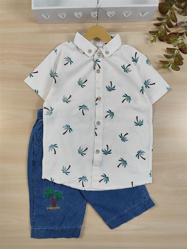 پیراهن شلوارک Palm tree