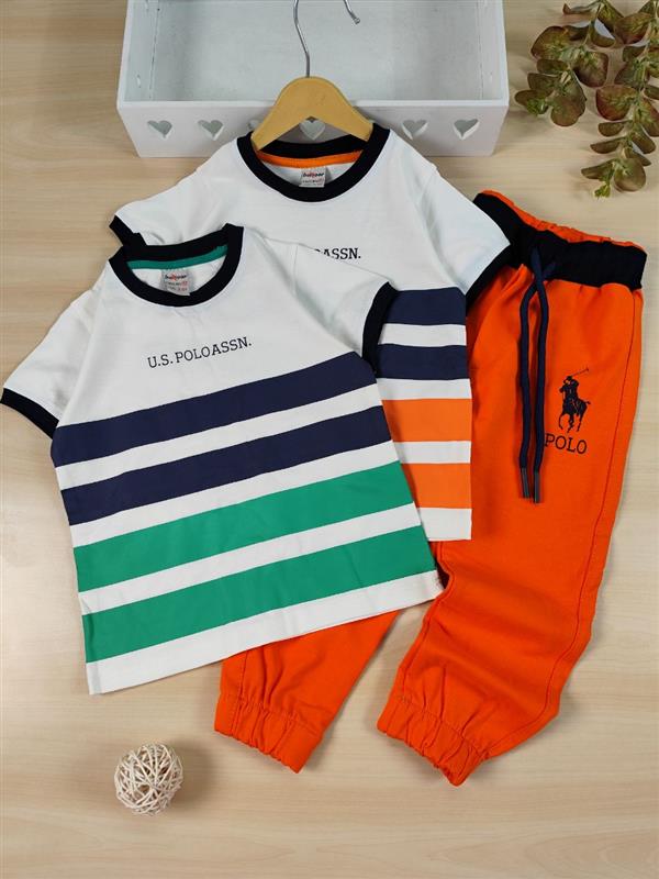 تیشرت شلوار راه راه تیام 