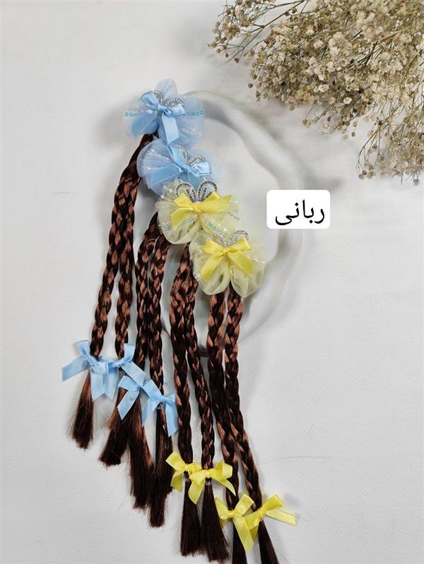 گیره پاپیونی بافت مو (دوتایی)