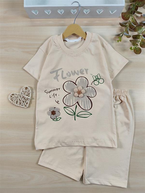 تیشرت شلوارک Cherry flowers 