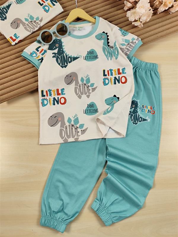 تیشرت شلوار Dino Lettering