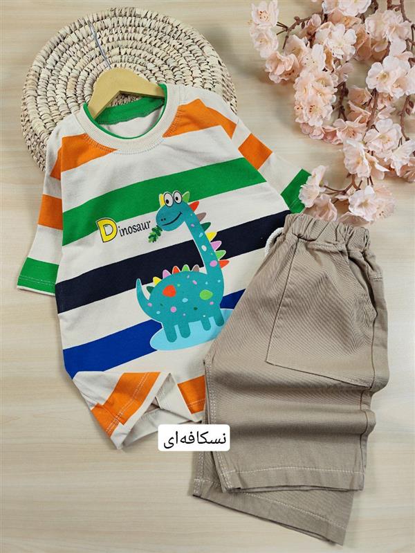 تیشرت شلوارک yellow D