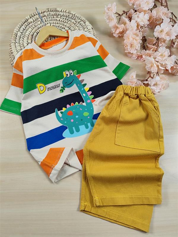 تیشرت شلوارک yellow D