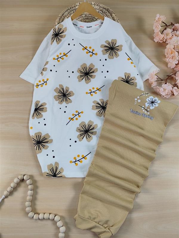 تیشرت شلوار Color flower