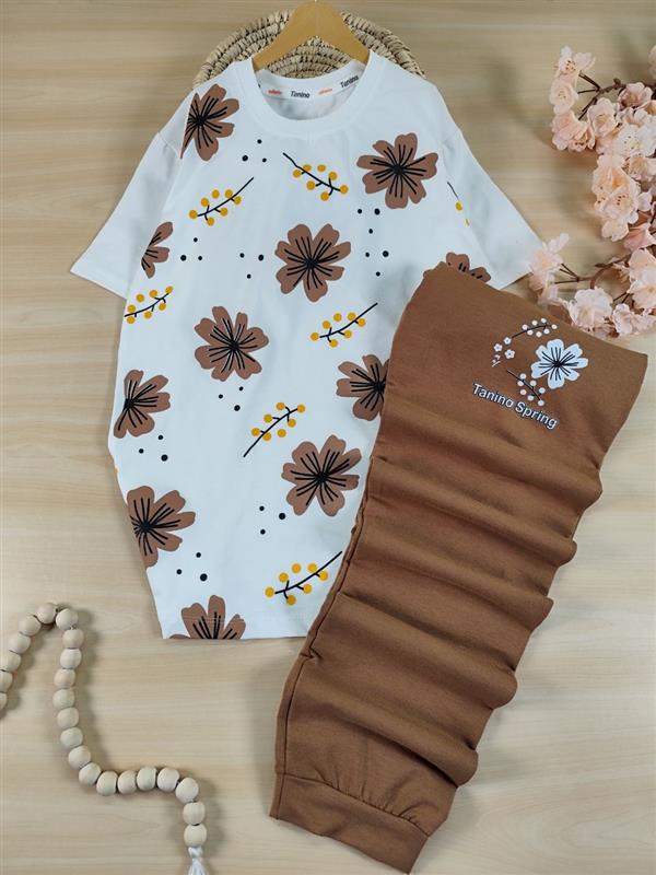 تیشرت شلوار Color flower