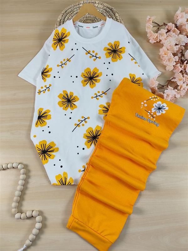 تیشرت شلوار Color flower