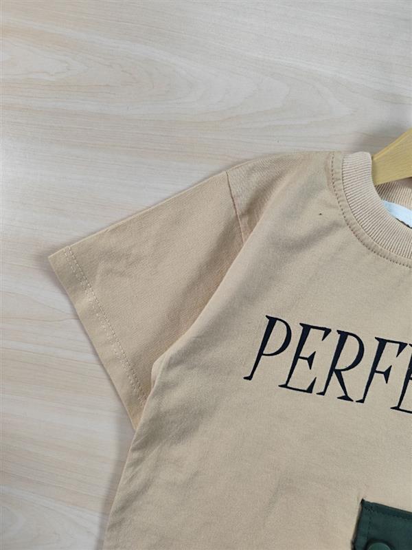 تیشرت شلوارک دکمه ای Perfect 