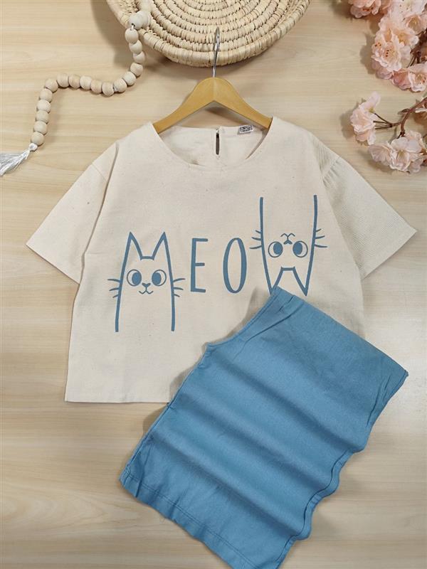 کراپ شلوار Meow 