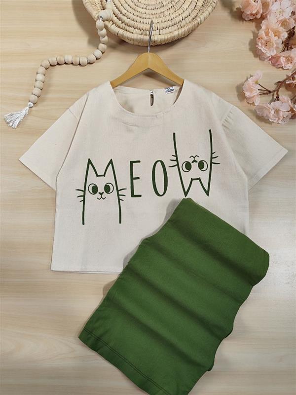 کراپ شلوار Meow 