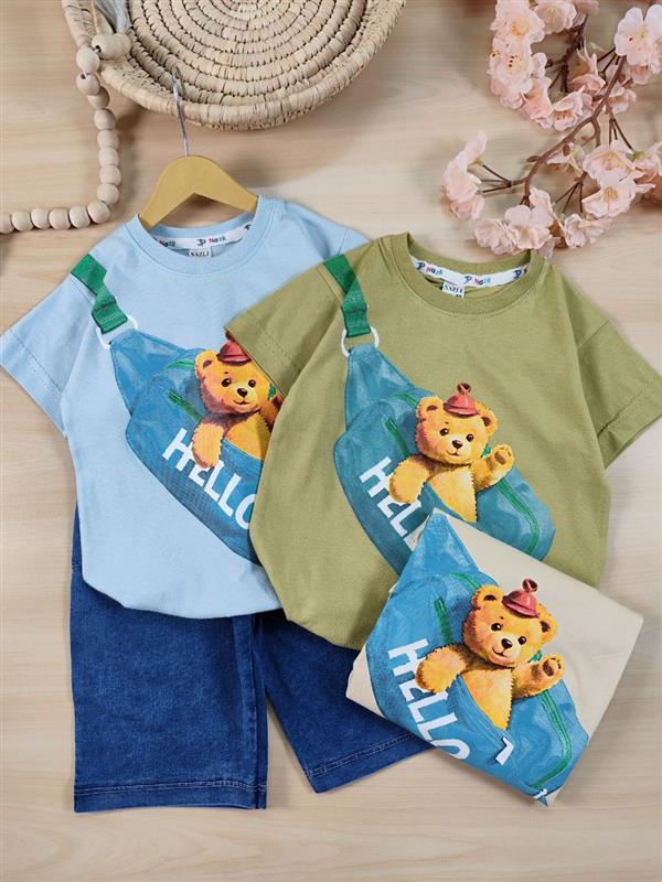 تیشرت شلوارک Hello Bag