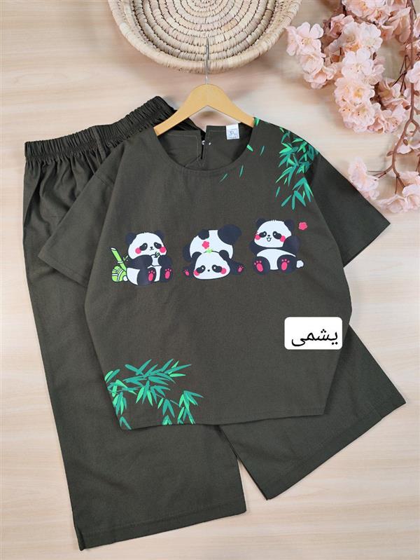 کراپ و شلوارک پاندا خجالتی 