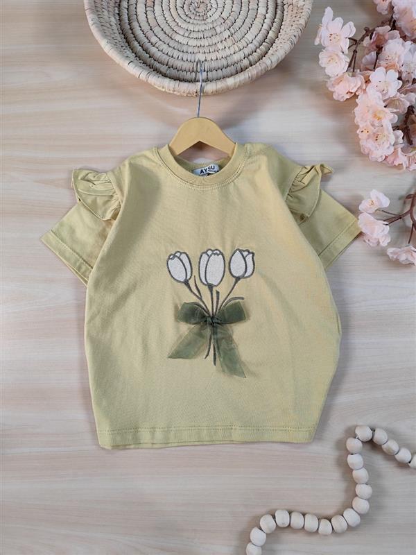 تیشرت تک لاله و پاپیون 