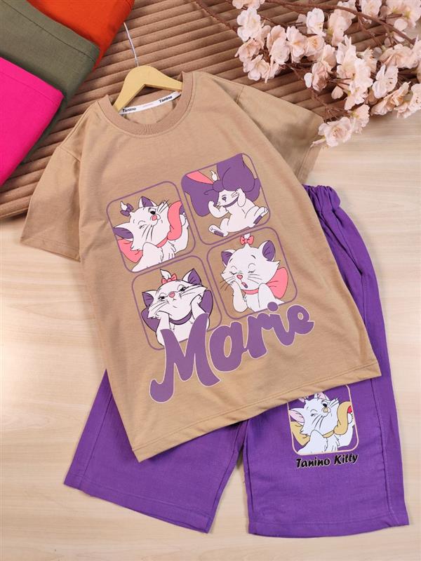 تیشرت شلوارک Cat mario