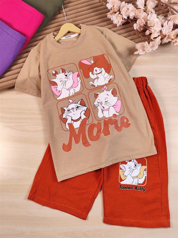 تیشرت شلوارک Cat mario