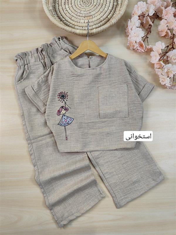 کراپ شلوار دختر و قاصدک 