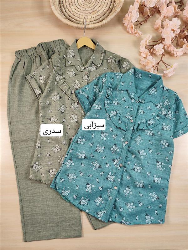 تیشرت شلوار گلچین 