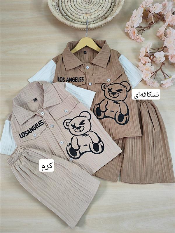 تیشرت شلوارک تدی چشمک 