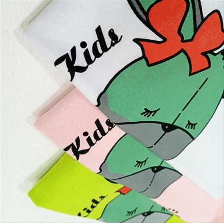 تیشرت تک خرگوش و گل