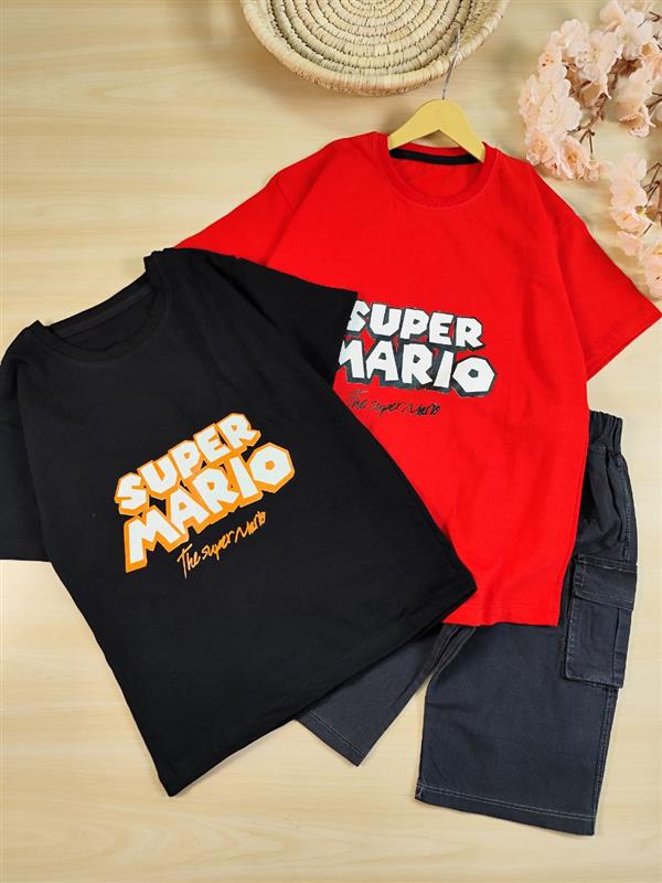 تیشرت شلوارک super mario