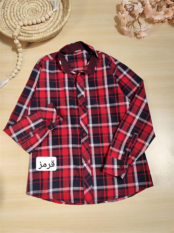 پیراهن چهارخانه متنوع 