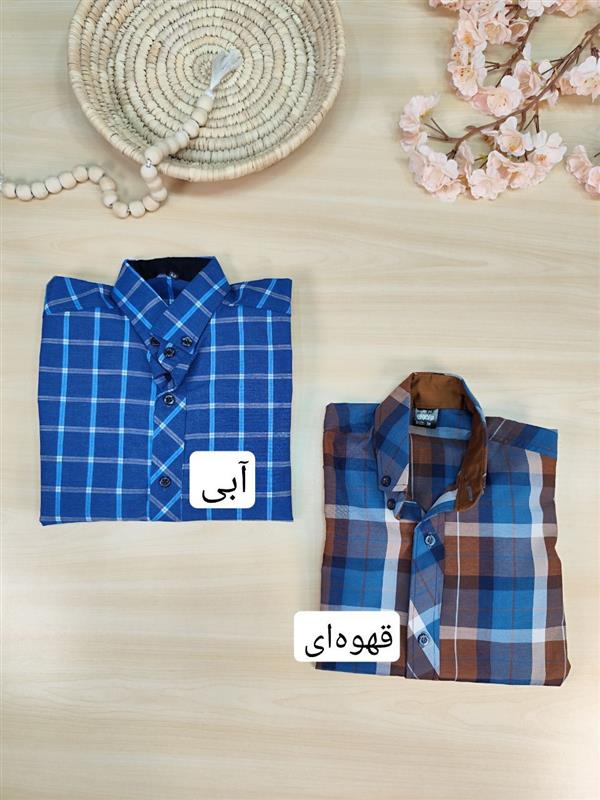پیراهن چهارخانه متنوع 