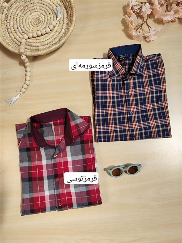 پیراهن چهارخانه متنوع 