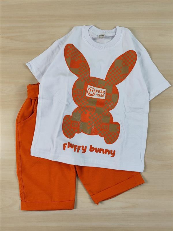 تیشرت شلوارک fluffy bunny 
