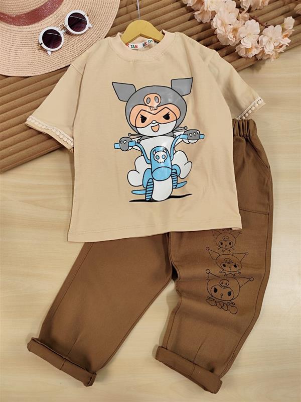 تیشرت شلوار Motorcycle kuromi 