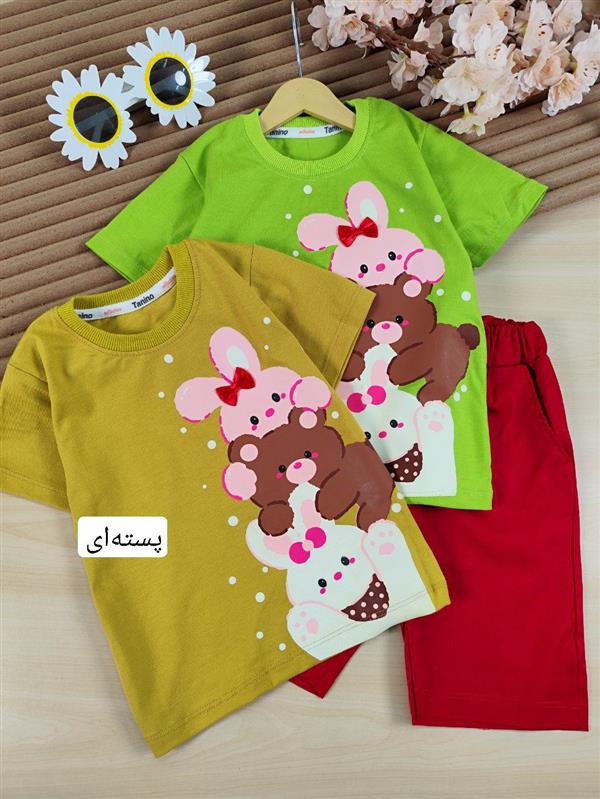 تیشرت شلوارک خرگوش ها و تدی 