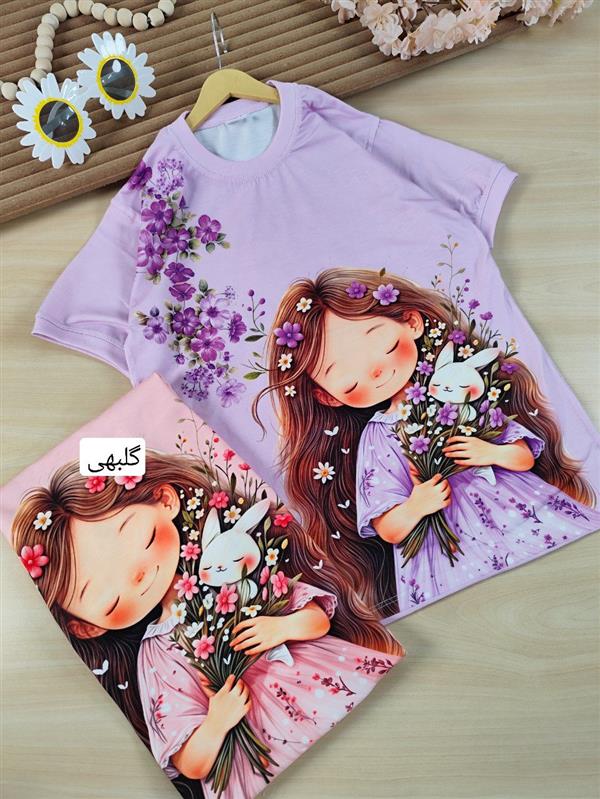 تیشرت دسته گل خرگوشی 