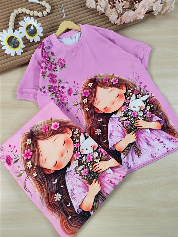 تیشرت دسته گل خرگوشی 