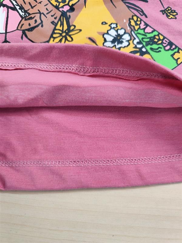 تیشرت شلوارک دختر و گلدون 