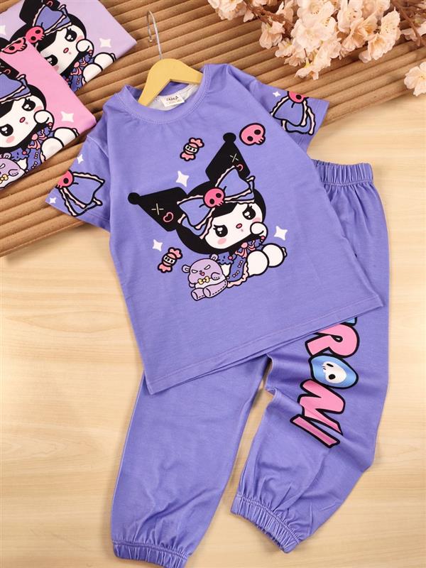 تیشرت شلوار Candy kuromi 