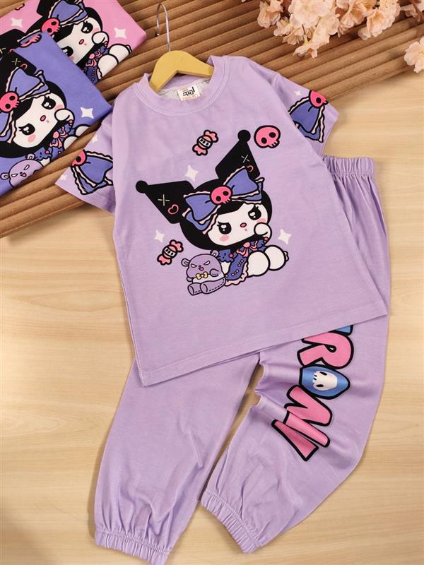 تیشرت شلوار Candy kuromi 