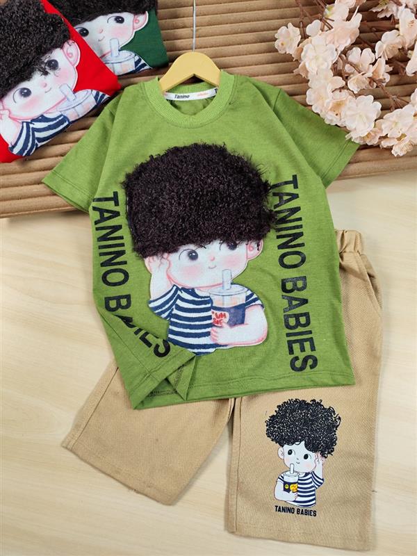 تیشرت شلوارک Curly boy 