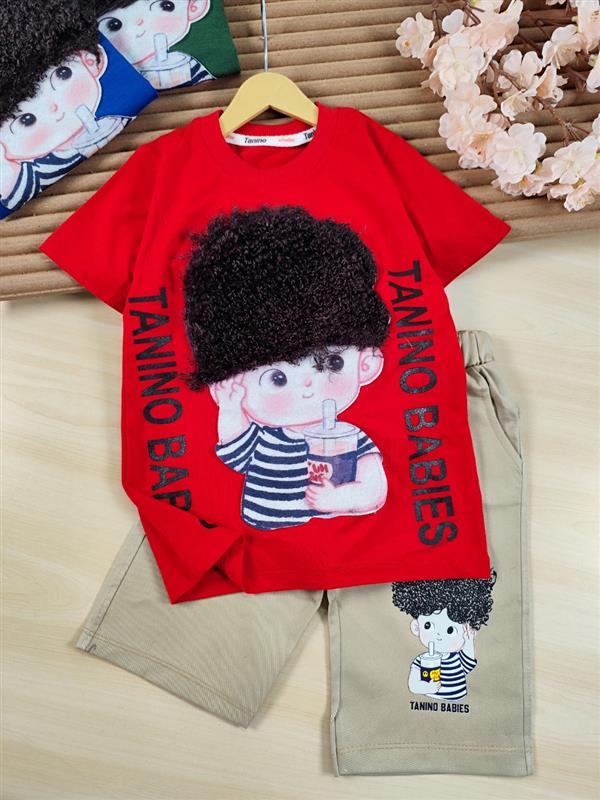 تیشرت شلوارک Curly boy 