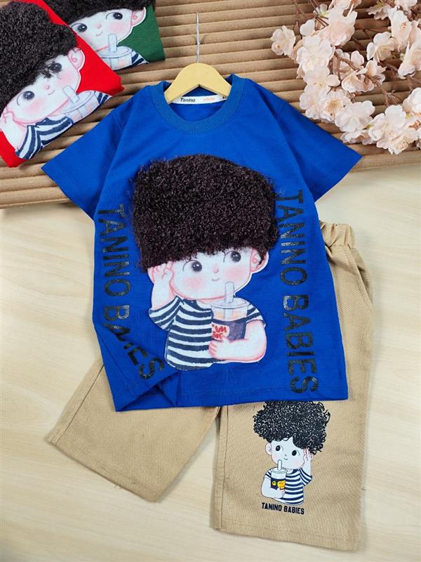 تیشرت شلوارک Curly boy 