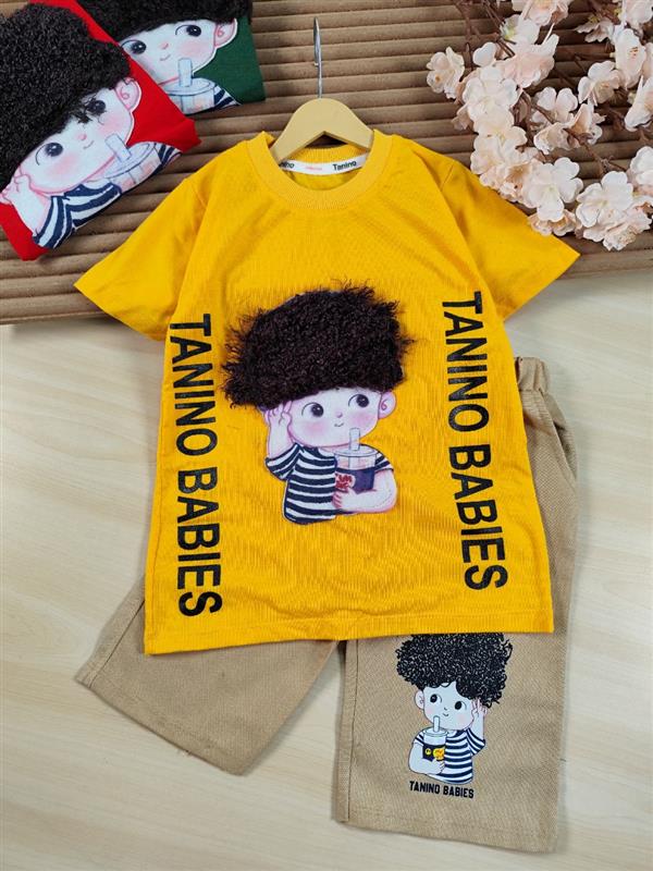 تیشرت شلوارک Curly boy 