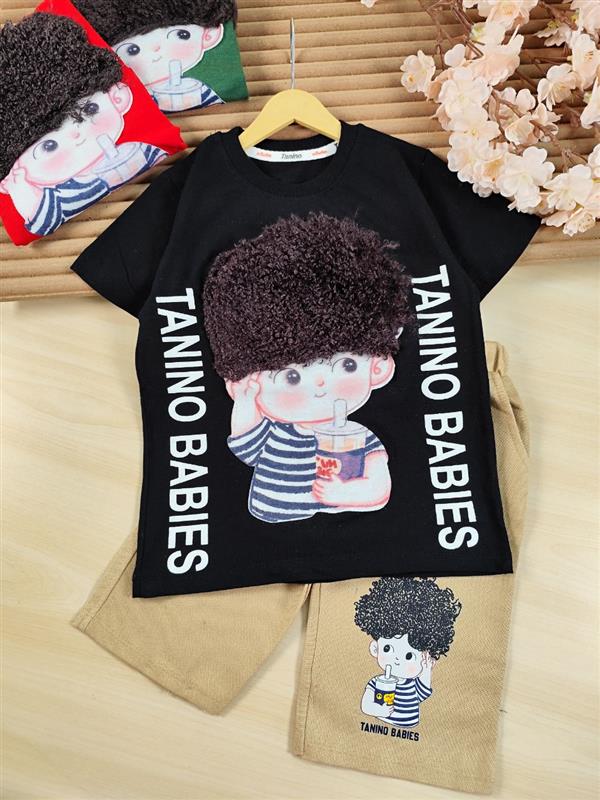 تیشرت شلوارک Curly boy 