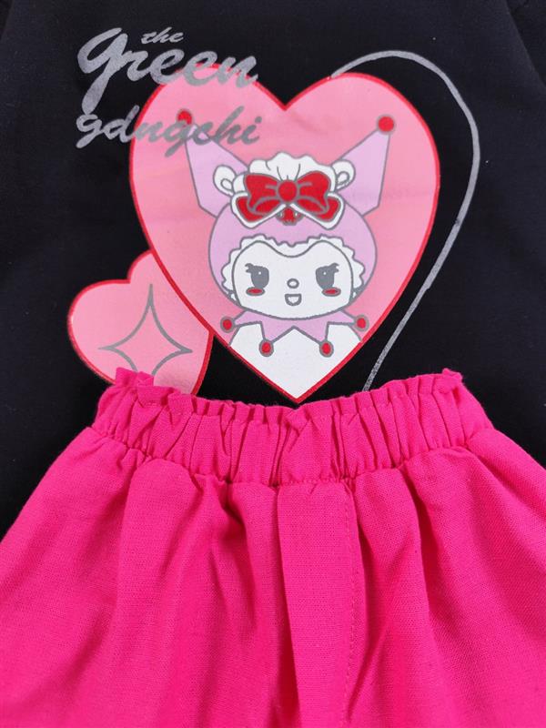 تیشرت شلوار Queen kuromi 