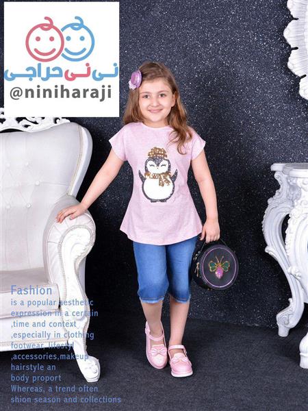 ست تیشرت شلوارک پنگوین