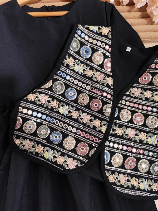 پیراهن سنتی آینه دوزی 