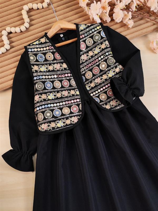 پیراهن سنتی آینه دوزی 