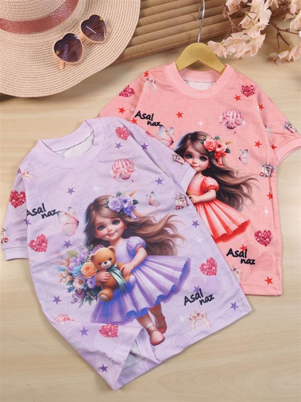 تیشرت دختر و عروسک 