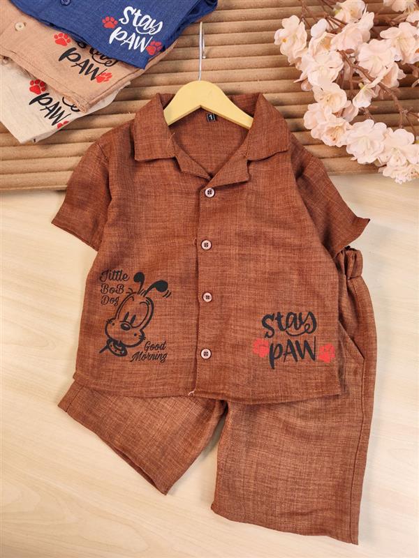 پیراهن شلوارک Stay Paw