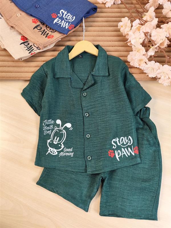 پیراهن شلوارک Stay Paw