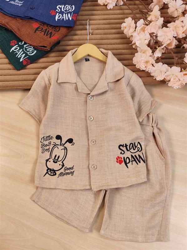 پیراهن شلوارک Stay Paw