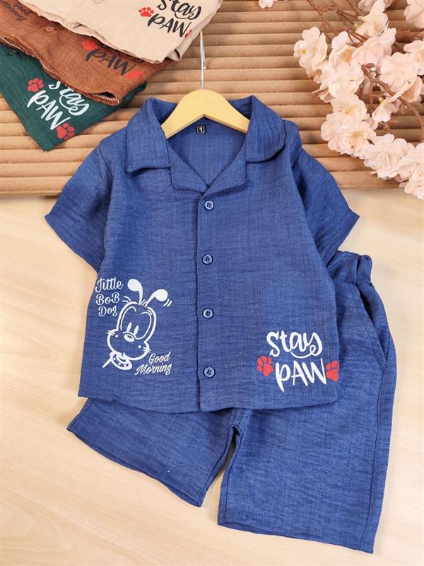 پیراهن شلوارک Stay Paw
