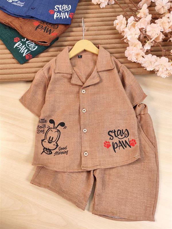 پیراهن شلوارک Stay Paw